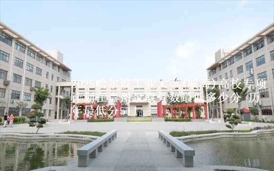 2025哈尔滨工业大学(威海)高校专项计划在贵州录取分数最低多少分 历年最低分511